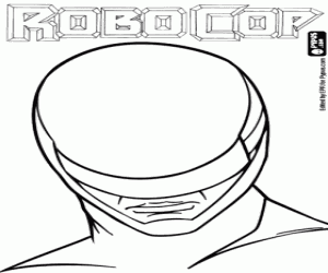 Colorear El cyborg RoboCop