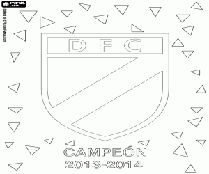 Colorear Danubio FC, campeón 2013-2014