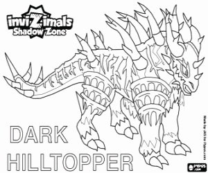 Colorear Dark Hilltopper, Invizimals LOD