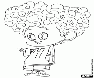 Colorear Dennis es el nieto de Drácula