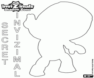 Colorear El desconocido Invizimal Secreto