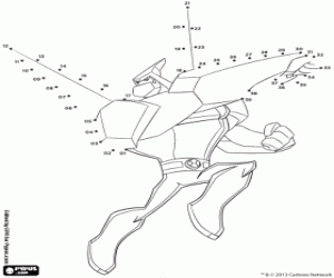Colorear Descubre a Diamante, punto a punto
