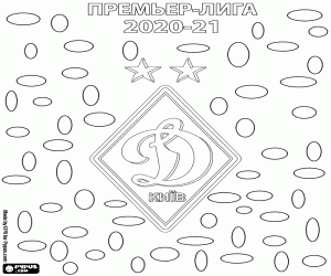 Colorear Dinamo Kiev, campeón 2020-2021