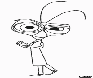 Colorear Doctor Cucaracha, el científico