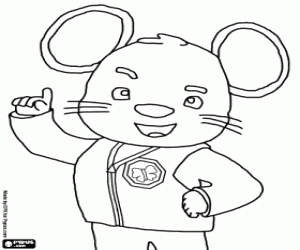Colorear Doctor Ratón, personaje Umizoomi