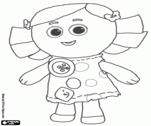 Colorear Dolly, muñeca trapo