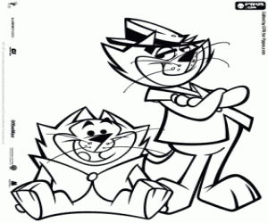 Colorear Don Gato y Benito