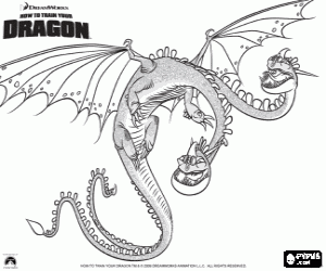 Colorear Dragones Horrible Zippelback