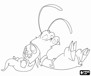 Colorear El dragón Héctor