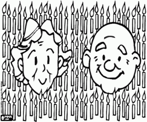 Colorear Día de las personas mayores