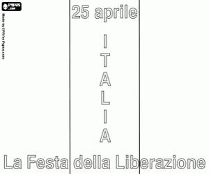 Colorear El día nacional italiano