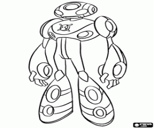 Colorear Eco Eco Supremo, alien de Ben 10