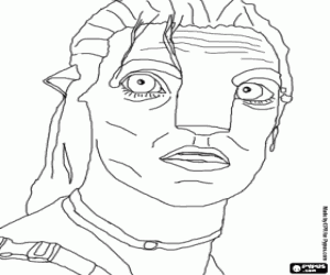 Colorear El avatar de Jake Sully
