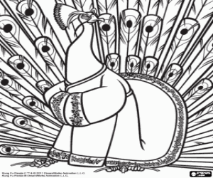 Colorear El malvado Lord Shen