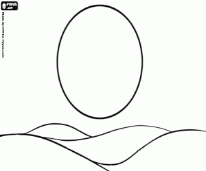 Colorear El sol sobre las dunas del desierto