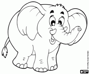 Colorear Elefante
