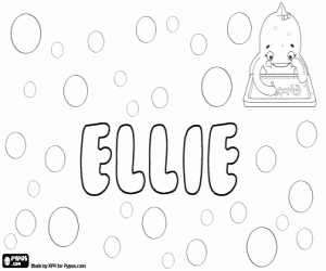 Colorear Ellie, diminutivo