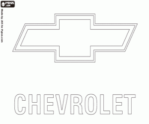 Colorear Emblema Chevrolet