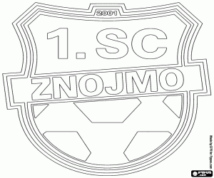 Colorear Emblema de 1. SC Znojmo FK