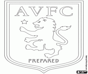 Colorear Emblema de Aston Villa
