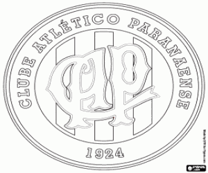 Colorear Emblema de Atlético Paranaense