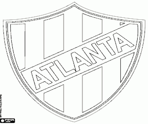 Colorear Emblema de CA Atlanta