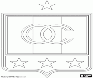 Colorear Emblema de CD Once Caldas