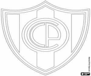 Colorear Emblema de Cerro Porteño