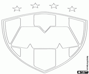 Colorear Emblema de CF Monterrey