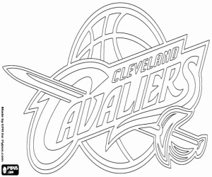Colorear Emblema de Cleveland Cavaliers