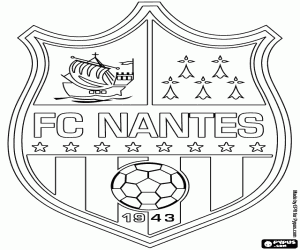 Colorear Emblema de FC Nantes