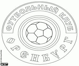 Colorear Emblema de FC Orenburg