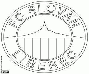 Colorear Emblema de FC Slovan Liberec