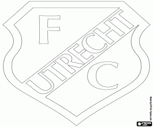 Colorear Emblema de FC Utrecht