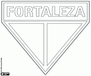 Colorear Emblema de Fortaleza EC