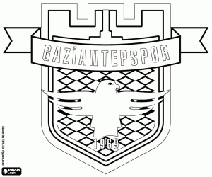 Colorear Emblema de Gaziantepspor