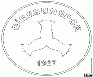Colorear Emblema de Giresunspor