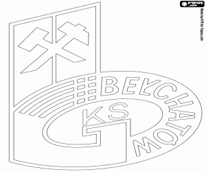 Colorear Emblema de GKS Bełchatów