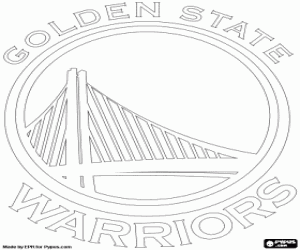 Colorear Emblema de Golden State Warriors