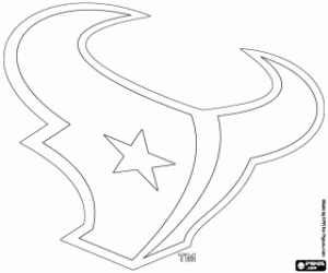 Colorear Emblema de Houston Texans