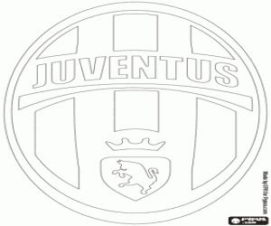 Colorear Emblema de Juventus Turín