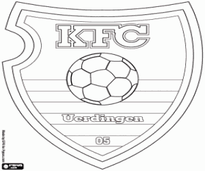 Colorear Emblema de KFC Uerdingen 05
