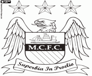 Colorear Emblema de Manchester City