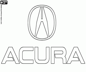 Colorear Emblema de la marca Acura