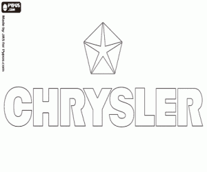 Colorear Emblema de la marca Chrysler
