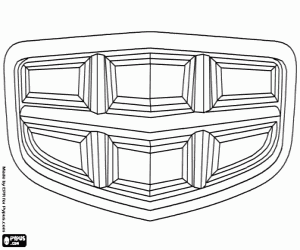 Colorear Emblema de la marca Emgrand