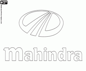 Colorear Emblema de la marca Mahindra