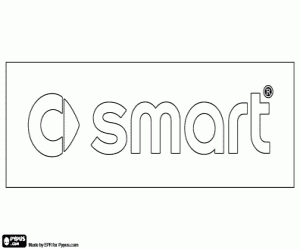 Colorear Emblema de la marca Smart