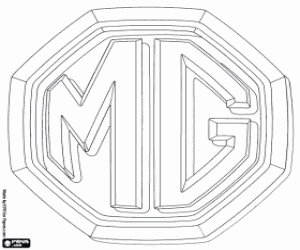 Colorear Emblema de MG