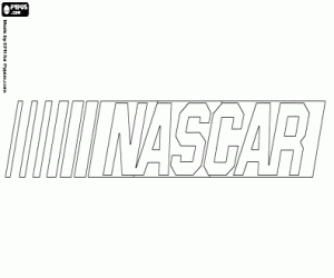 Colorear Emblema de NASCAR